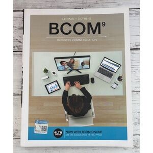 Lehman + Dufrene BCOM9 Business Communication Paperback Book